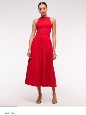 Abercrombie Drop-Waist Midi Dress